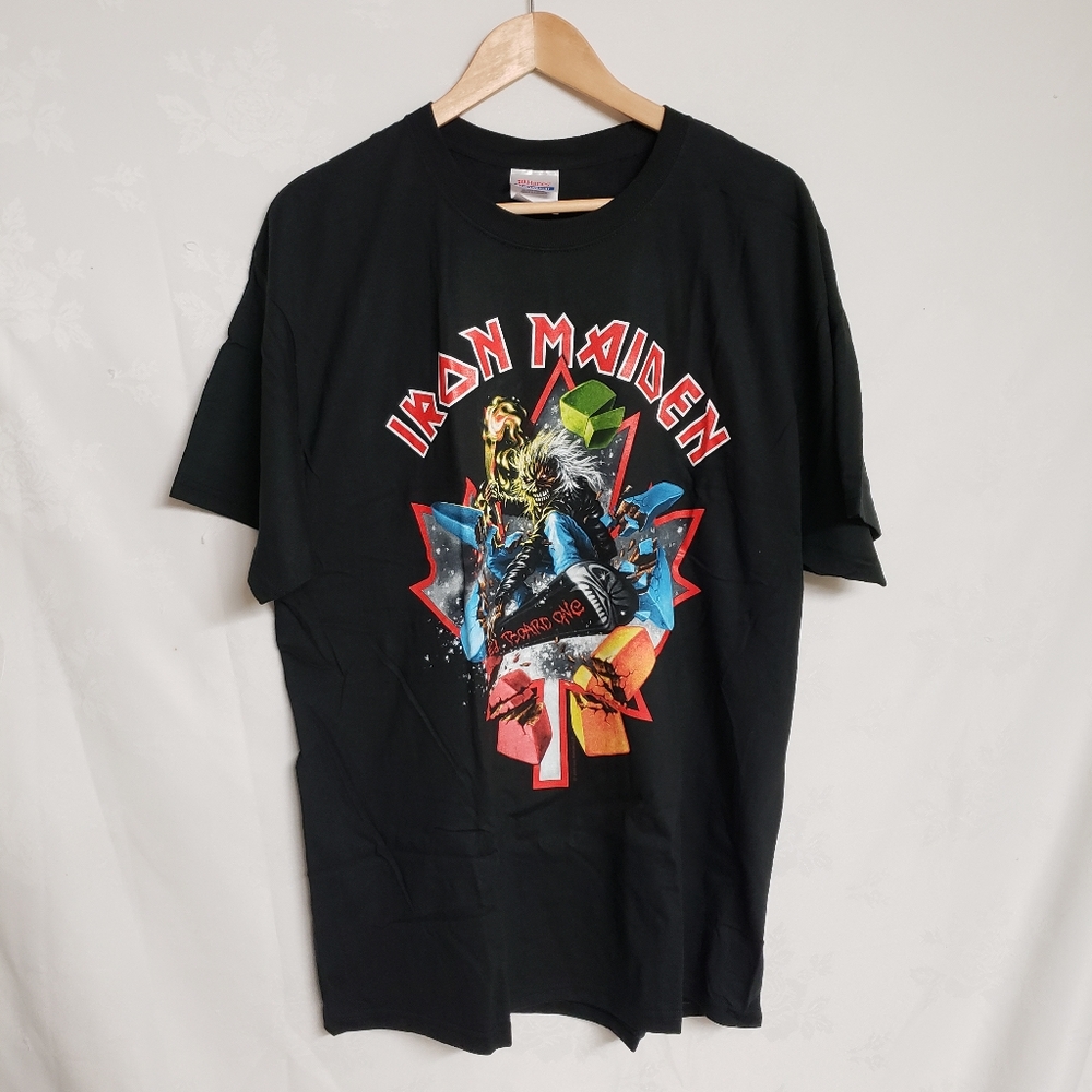 NWT Iron Maiden Canada 2010 Tour T Shirt